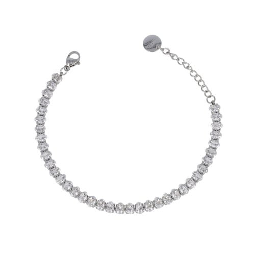 Bracciale catena di strass ovali krystal