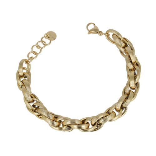 Bracciale acciaio catena