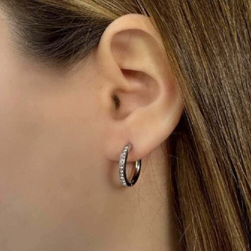 Cerchietti 18 mm con strass frontali