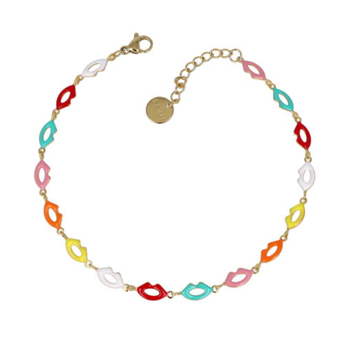 Cavigliera kiss multicolor