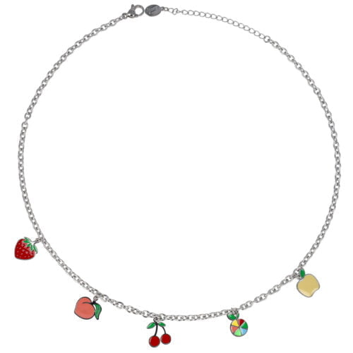 Girocollo ciondoli colorati