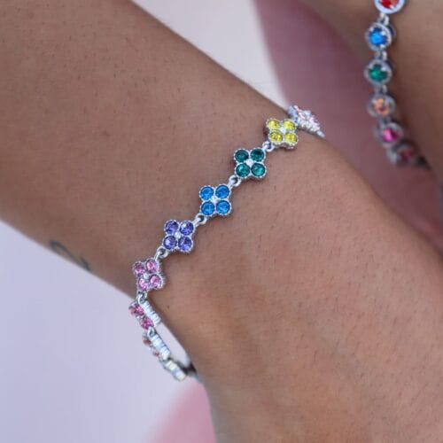Bracciale fleur raimbow