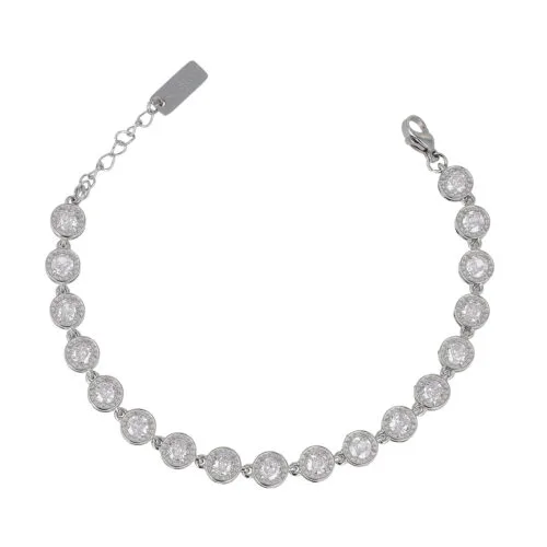 Bracciale Helena – Modello Swarovski in Acciaio con Strass