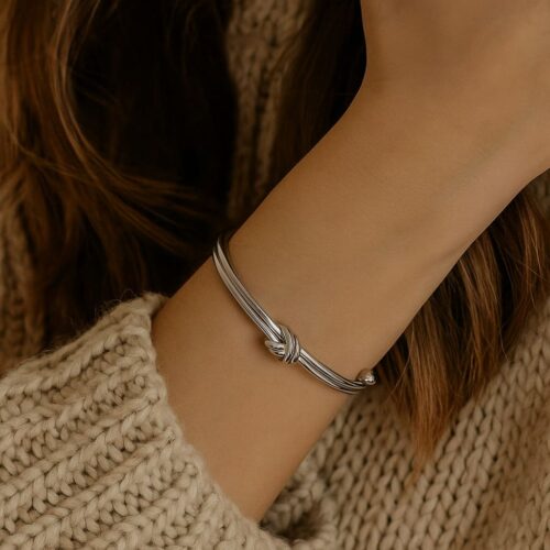 Bracciale Rigido Nodo d’Acciaio