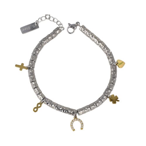 Bracciale con Barilotti e Charms Portafortuna