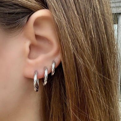 Set Orecchini Everyday Hoops