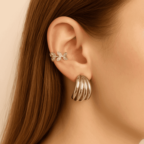 Earcuff Green Touch