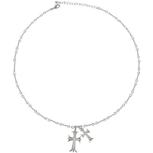 Collana Sacred Cross Duo