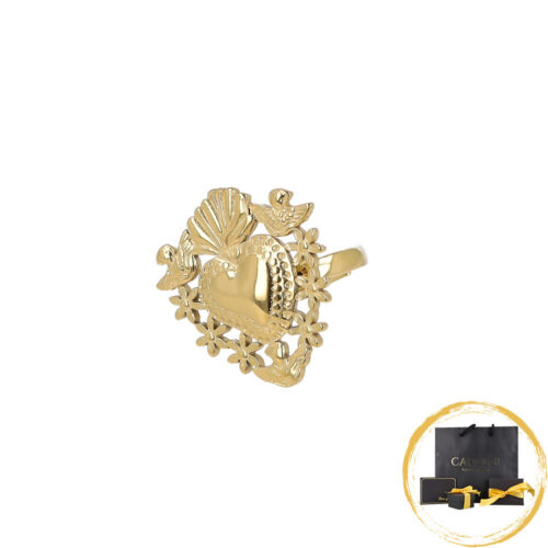 Anello Sacred Heart – Oro  Argento