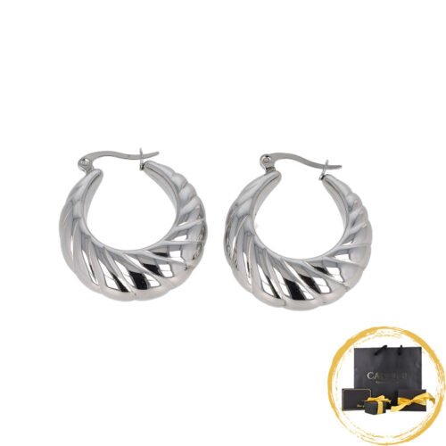 Orecchini Aura Twist – Oro  Argento