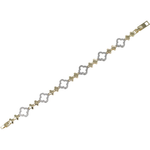 Bracciale Quadrifogli Pavé –  Con Strass