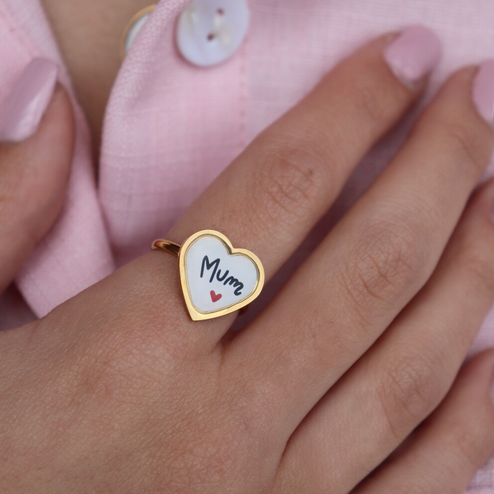 Anello Mum Love – Acciaio