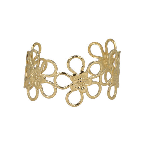 Bracciale Fiori Intrecciati Royale - Acciaio
