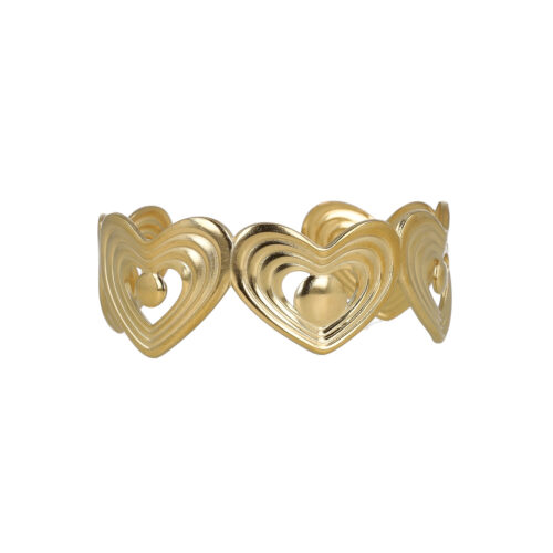 Bracciale Cuori Lumina - Acciaio