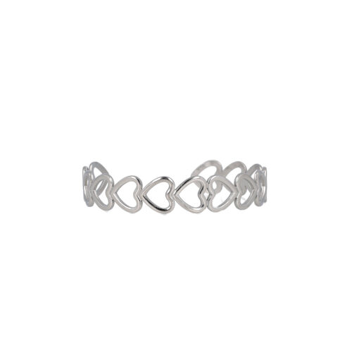 Bracciale Hearts Chain - Acciaio