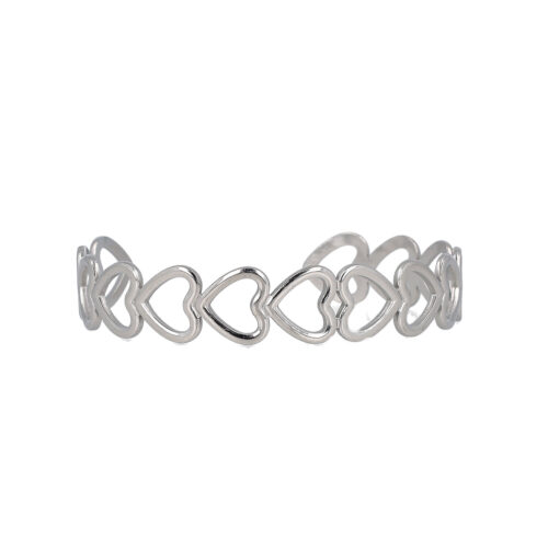 Bracciale Hearts Chain - Acciaio
