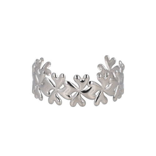 Bracciale Clover Shine - Acciaio
