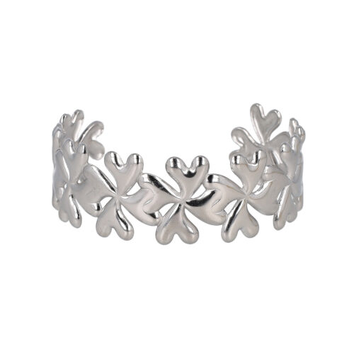 Bracciale Clover Shine - Acciaio