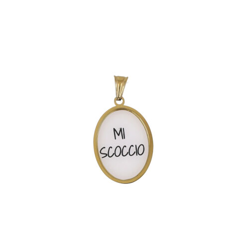 Ciondolo Ovale “Mi Scoccio”