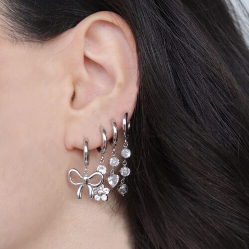 Set Orecchini Mix & Match Love - Acciaio