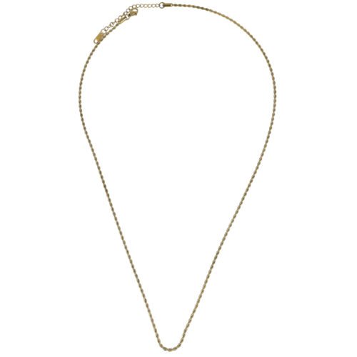 Collana Essential Twist - Torchon 2 mm Acciaio