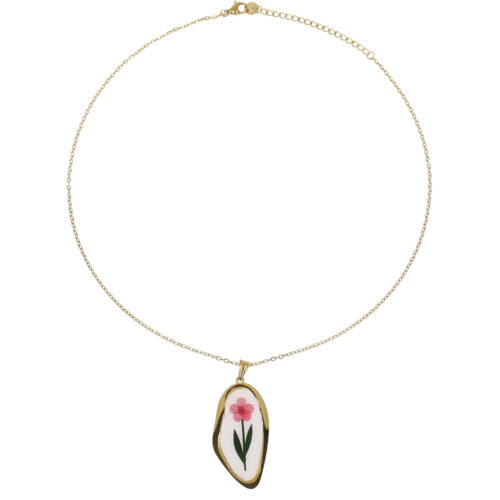 Collana Bloom Essence - Acciaio Dorato