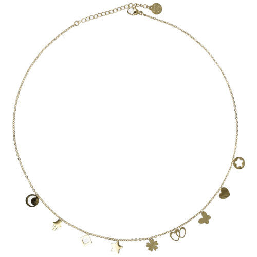 Collana Simboli d’Anima - Acciaio Dorato