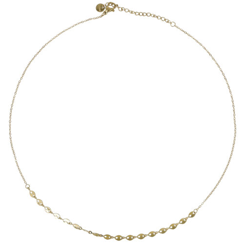 Collana Trama Preziosa - Acciaio Dorato