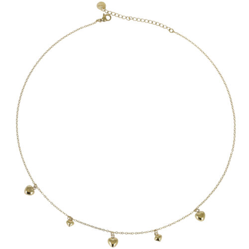 Collana Battiti d’Amore - Acciaio Dorato