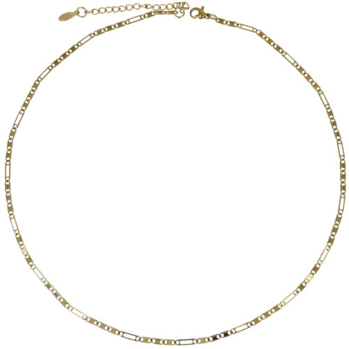 Collana Urban Link 2MM - Acciaio Dorato