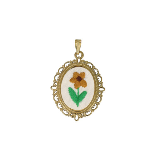 Ciondolo Golden Bloom - Acciaio