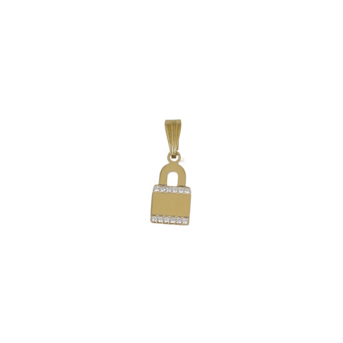 Ciondolo Love Lock - Acciaio Dorato