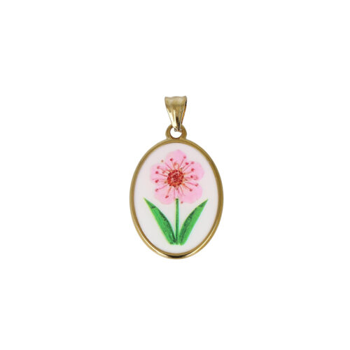 Ciondolo "Pink Blossom" – Charm Fiore Rosa