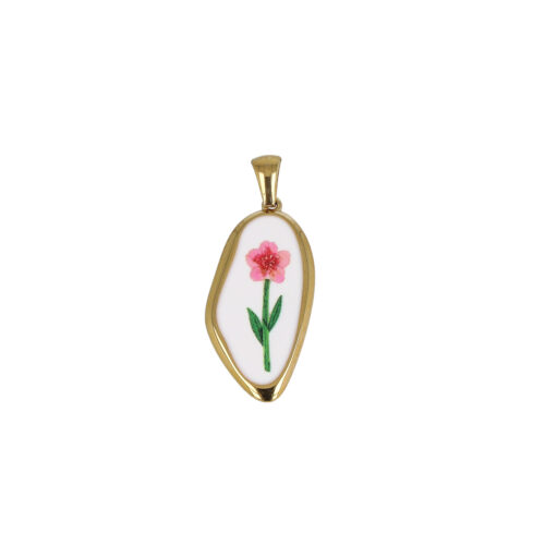 Ciondolo "Pink Petal" – Charm Fiore Rosa