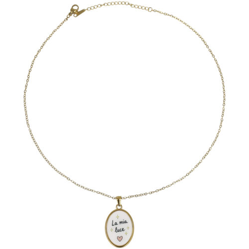 Collana “La Mia Luce” - Acciaio Dorato