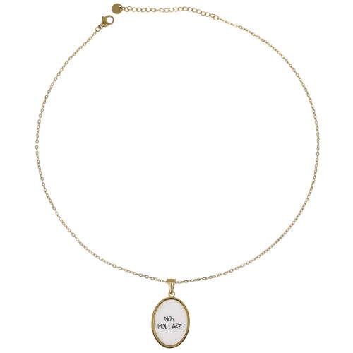 Collana “Non Mollare” - Acciaio