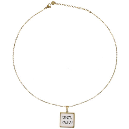 Collana “Senza Paura” - Acciaio