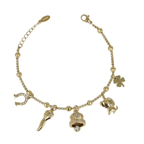 Bracciale Lucky Symbols con Charm Portafortuna