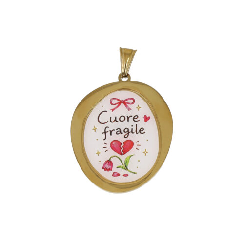 Ciondolo "Cuore Fragile"