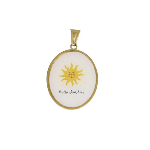Ciondolo Hello Sunshine  – Acciaio