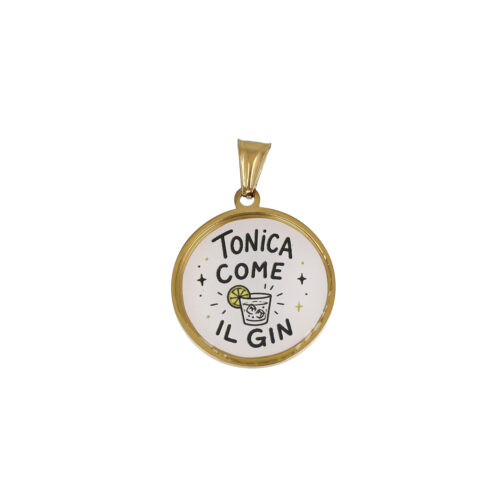 Ciondolo Tonica Come il Gin – Acciaio