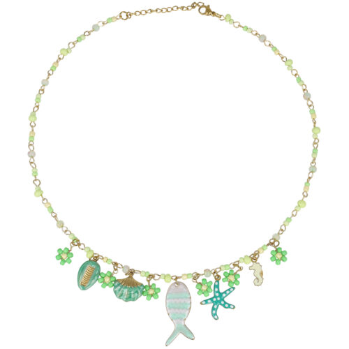 Collana Ocean Tales con Charms Marini Colorati