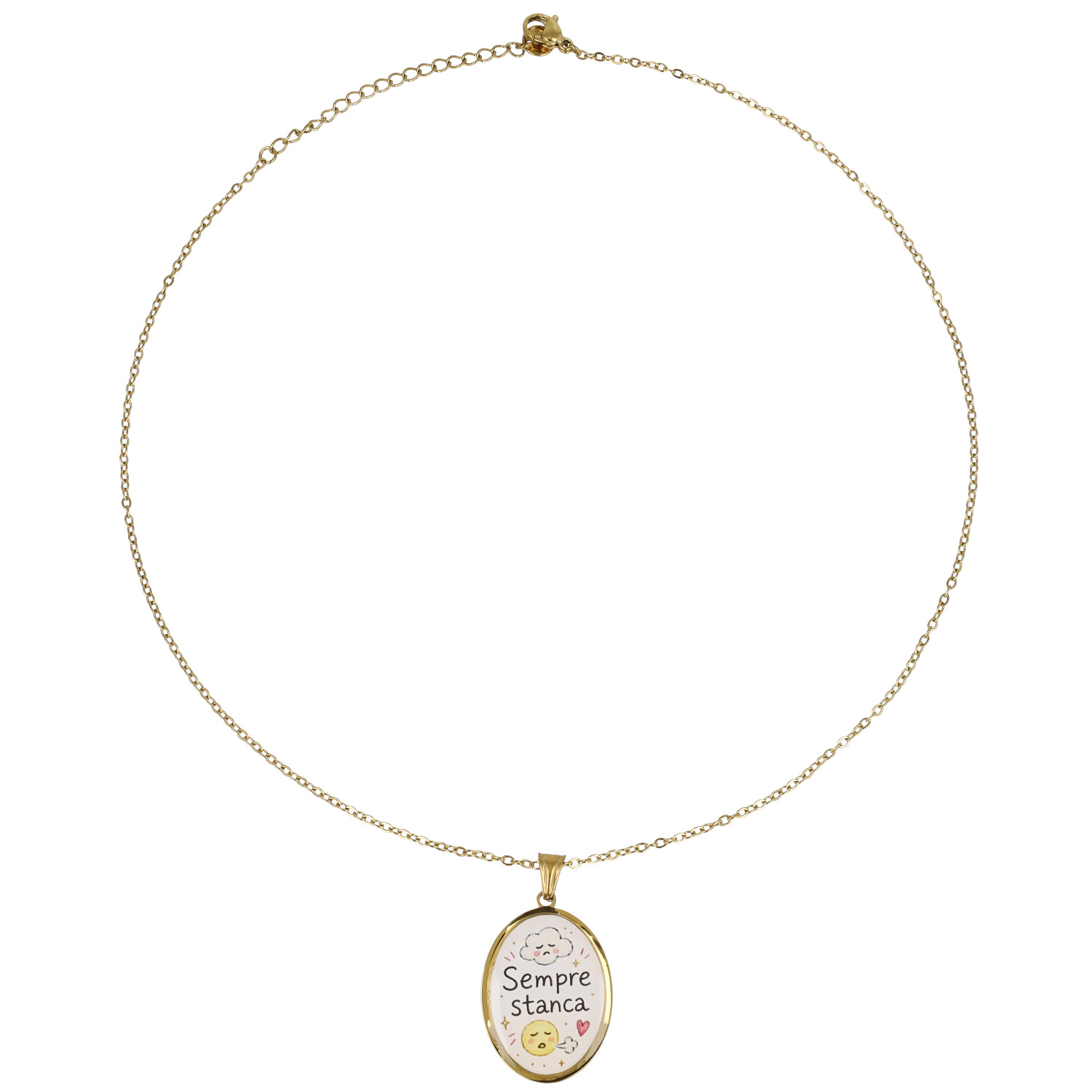 Collana Sempre Stanca in Acciaio Dorato