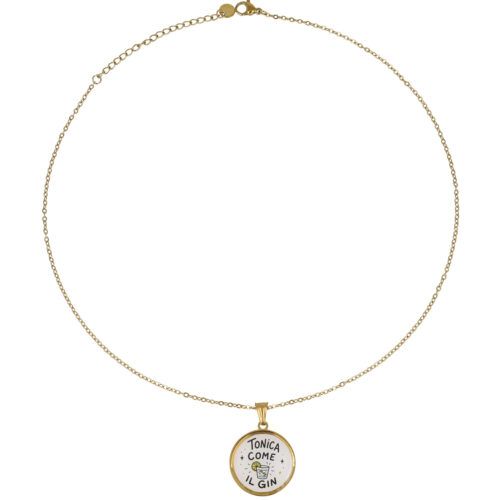 Collana Tonica Come il Gin  – Acciaio Inossidabile