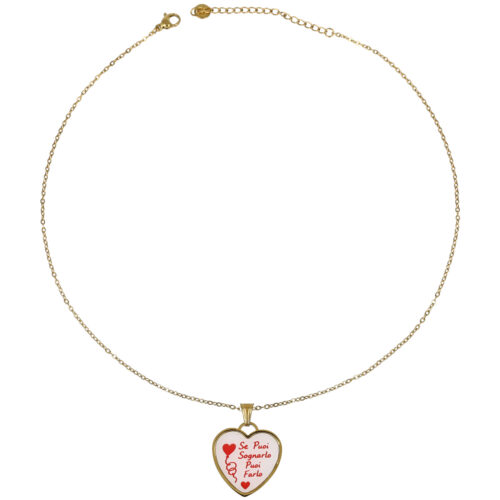 Collana Se Puoi Sognarlo, Puoi Farlo – Acciaio Inossidabile
