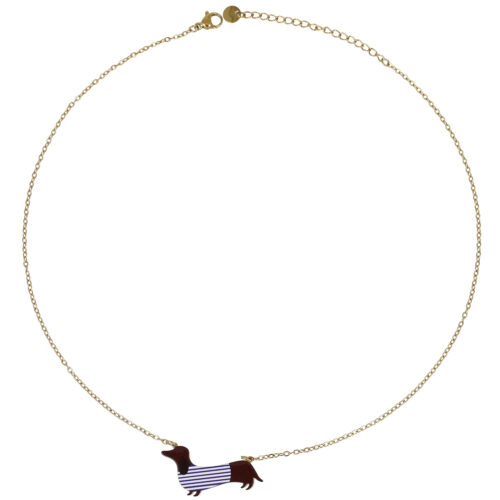 Collana Bassotto Sailor in Acciaio