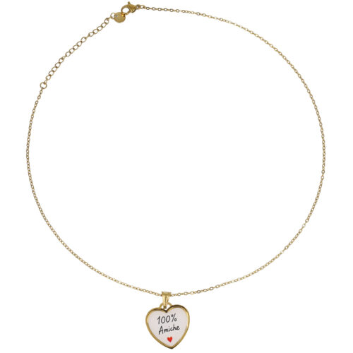 Collana 100% Amiche – Acciaio Inossidabile