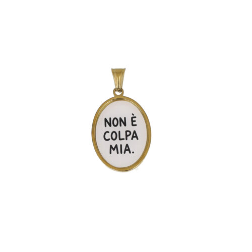 Ciondolo Non È Colpa Mia - Acciaio