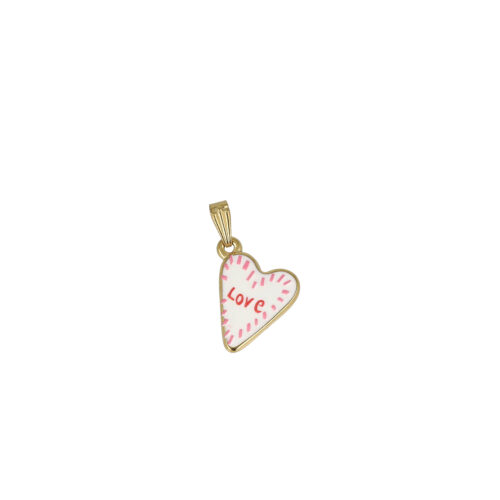 Ciondolo Love Notes in Acciaio Inossidabile Smaltato