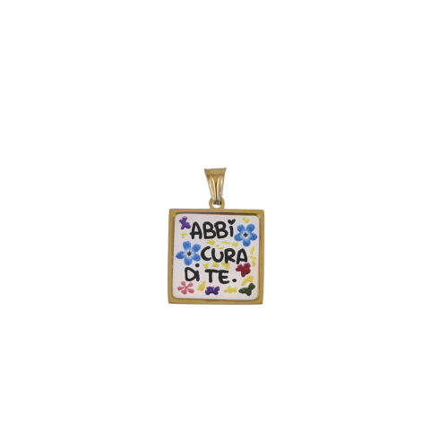 Ciondolo "Abbi cura di te."
